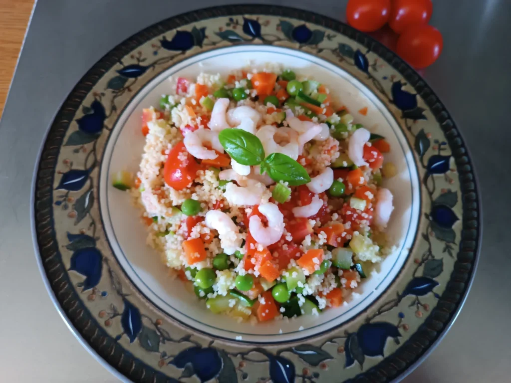 Cuscus con gambas