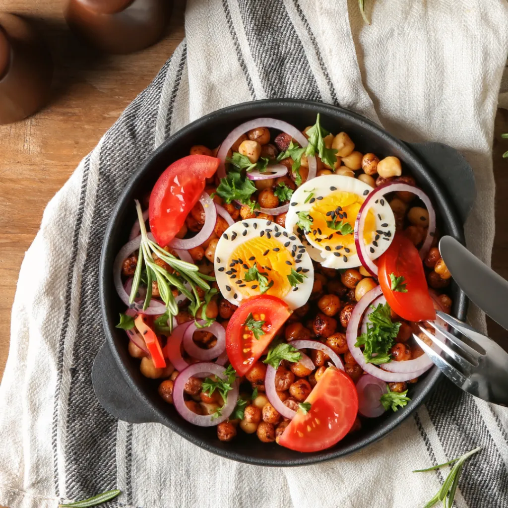 ensalada de garbanzos